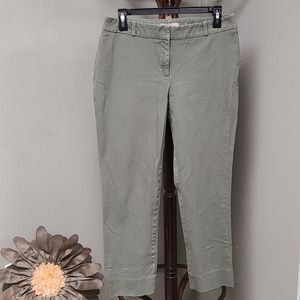 Chico's Olive Khaki Ankle Pants size 1